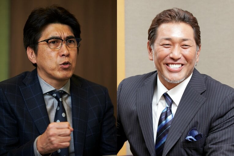 バラエティ番組での共演も多い石橋貴明と清原和博　©BUNGEISHUNJU