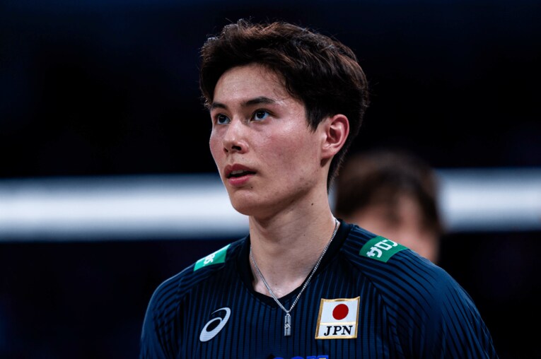 高橋藍　©︎FIVB