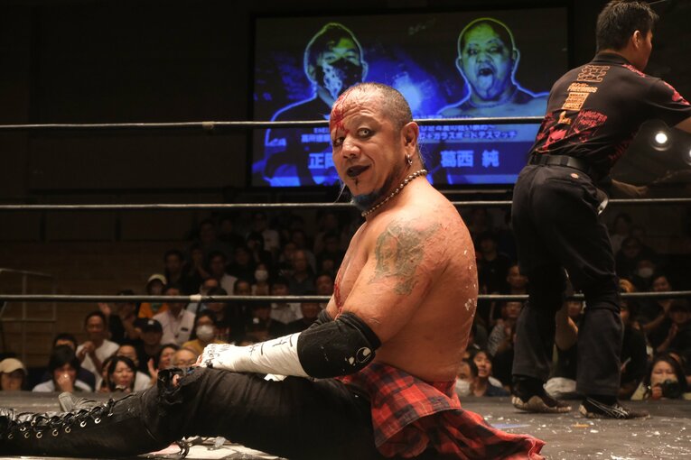 デスマッチのカリスマ・葛西純　©Norihiro Hashimoto